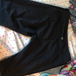 Sz8 Lululemon Wunder Under Black Leggings LUXTREME